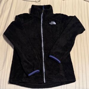 Kid’s The North Face Black Fleece Jacket, size M 10/12